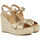 Schoenen Dames Sandalen / Open schoenen La Valeta Carina Goud