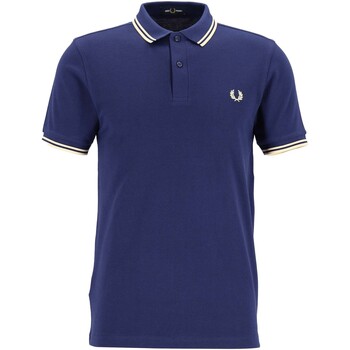 Fred Perry Fp Twin Tipped Fred Perry Shirt Blauw