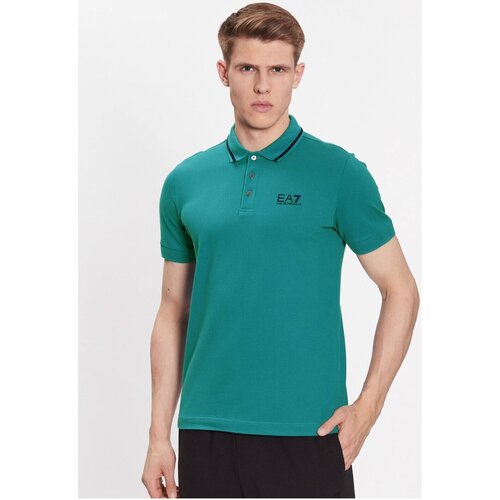 Textiel Heren T-shirts & Polo’s Emporio Armani EA7 8NPF06 PJ04Z Groen