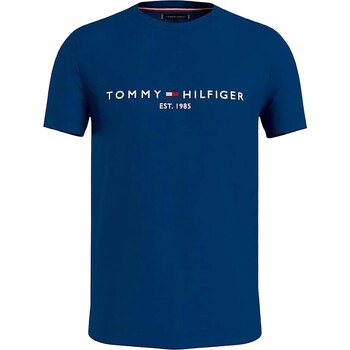 Textiel Heren T-shirts & Polo’s Tommy Hilfiger Tommy Logo Tee Blauw