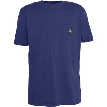 Textiel Heren T-shirts korte mouwen Refrigiwear Pierce T-Shirt Blauw