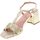 Schoenen Dames Sandalen / Open schoenen Bibi Lou Sandalo Donna Platino 855z94hg Goud
