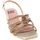 Schoenen Dames Sandalen / Open schoenen Bibi Lou Sandalo Donna Platino 867z00hg/24 Goud