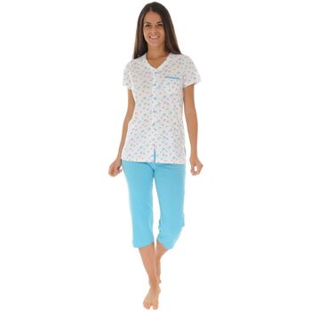 Textiel Dames Pyjama's / nachthemden Christian Cane ELINIA Wit