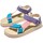 Schoenen Dames Sandalen / Open schoenen D.Franklin BASKETS  DFSH361007 Multicolour