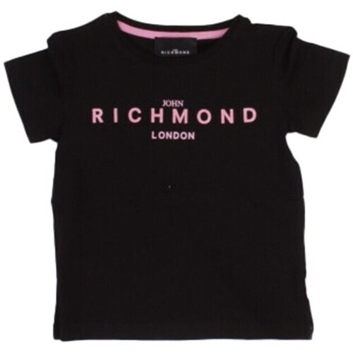 Textiel Meisjes T-shirts korte mouwen John Richmond RGP24003TS Zwart