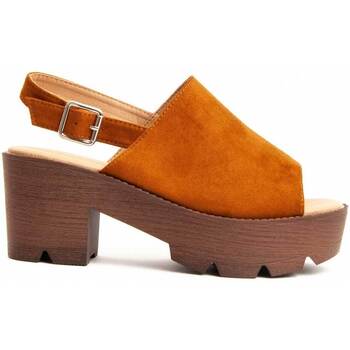 Schoenen Dames Sandalen / Open schoenen Leindia 89645 Brown