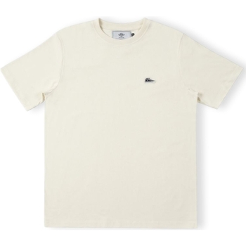 Textiel Heren T-shirts & Polo’s Sanjo T-Shirt Patch Classic - Ecru Beige