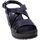Schoenen Dames Sandalen / Open schoenen Enval Sandalo Donna Nero 5783500 Zwart