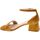 Schoenen Dames Sandalen / Open schoenen Unisa Sandalo Donna Cuoio Kanie Brown