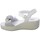 Schoenen Dames Sandalen / Open schoenen Enval Sandalo Donna Bianco 5783822 Wit