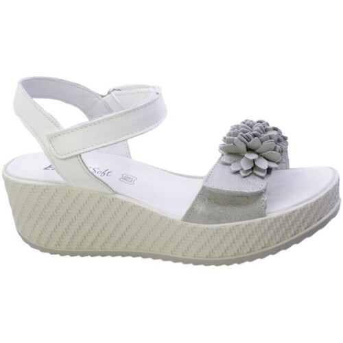 Schoenen Dames Sandalen / Open schoenen Enval Sandalo Donna Bianco 5783822 Wit