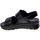 Schoenen Dames Sandalen / Open schoenen Enval Sandalo Donna Nero 5793600 Zwart