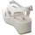 Schoenen Dames Sandalen / Open schoenen Enval Sandalo Donna Bianco 5783511 Wit