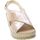 Schoenen Dames Sandalen / Open schoenen Enval Sandalo Donna Taupe Laminato 5783733 Beige