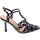 Schoenen Dames Sandalen / Open schoenen Yanema YanÉma galia Sandalo Donna Nero 2480-1 Zwart