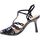 Schoenen Dames Sandalen / Open schoenen Yanema YanÉma galia Sandalo Donna Nero 2480-1 Zwart