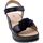 Schoenen Dames Sandalen / Open schoenen Enval Sandalo Donna Nero 5783800 Zwart
