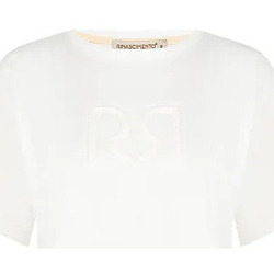 Textiel Dames T-shirts & Polo’s Rinascimento CFC0117500003 Blanc crème