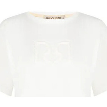 Textiel Dames T-shirts & Polo’s Rinascimento CFC0117500003 Blanc crème