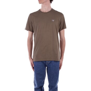 Textiel Heren T-shirts korte mouwen Barbour MTS0670 Groen