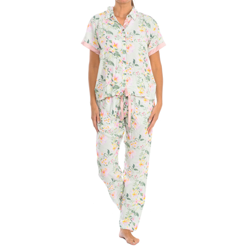 Textiel Dames Pyjama's / nachthemden J&j Brothers JJBEH0702 Groen
