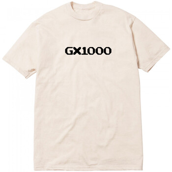 Textiel Heren T-shirts & Polo’s Gx1000 T-shirt og logo Beige