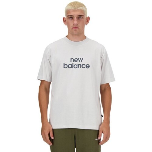 Textiel Heren T-shirts korte mouwen New Balance 34269 GRIS