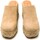 Schoenen Dames Leren slippers MTNG 32591 Beige