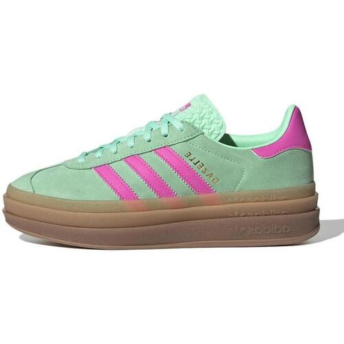 Schoenen Wandelschoenen adidas Originals Gazelle Bold Mint Pink Groen