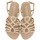 Schoenen Dames Sandalen / Open schoenen Gioseppo BASKETS  YAKIMA Goud