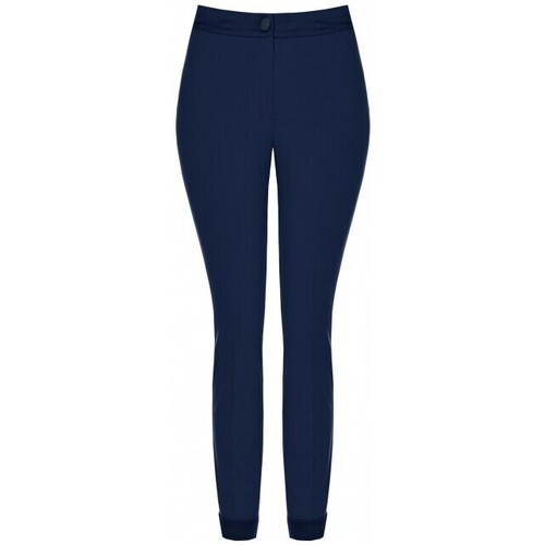 Textiel Dames Broeken / Pantalons Rinascimento CFC0117929003 Bleu