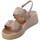Schoenen Dames Sandalen / Open schoenen Tsakiris Mallas Sandalo Donna Rosato Napoli-518 Roze
