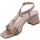Schoenen Dames Sandalen / Open schoenen Tsakiris Mallas Sandalo Donna Rosato Silvia-722 Roze