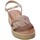 Schoenen Dames Sandalen / Open schoenen Tsakiris Mallas Sandalo Donna Rosato Napoli-520 Roze