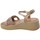 Schoenen Dames Sandalen / Open schoenen Tsakiris Mallas Sandalo Donna Rosato Napoli-520 Roze