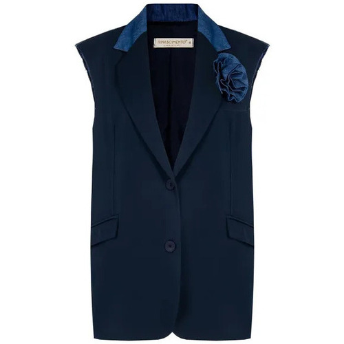 Textiel Dames Wind jackets Rinascimento CFC0118670003 Bleu marine