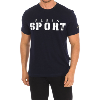 Textiel Heren T-shirts korte mouwen Philipp Plein Sport TIPS400-85 Marine