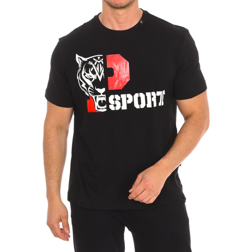Textiel Heren T-shirts korte mouwen Philipp Plein Sport TIPS410-99 Zwart