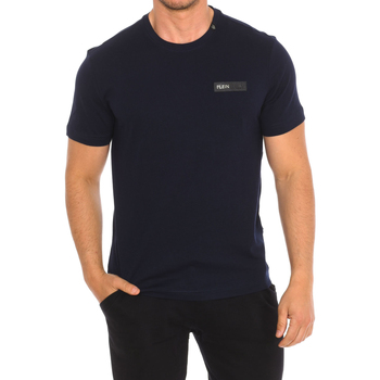 Textiel Heren T-shirts korte mouwen Philipp Plein Sport TIPS414-85 Marine