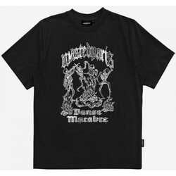 Textiel Heren T-shirts & Polo’s Wasted T-shirt macabre Zwart
