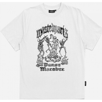 Textiel Heren T-shirts & Polo’s Wasted T-shirt macabre Wit