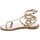 Schoenen Dames Sandalen / Open schoenen Exé Shoes Sandalo Donna Oro Vf239-44 Goud