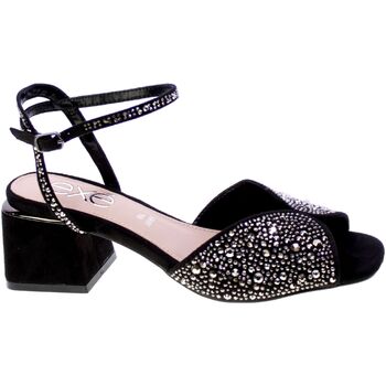 Schoenen Dames Sandalen / Open schoenen Exé Shoes Sandalo Donna Nero Carmen-137 Zwart