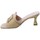 Schoenen Dames Sandalen / Open schoenen Exé Shoes Mules Donna Naturale Lucia-536 Roze