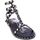 Schoenen Dames Sandalen / Open schoenen Exé Shoes Sandalo Donna Nero Vf239-44 Zwart