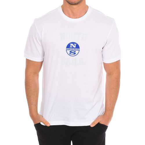 Textiel Heren T-shirts korte mouwen North Sails 9024000-101 Wit