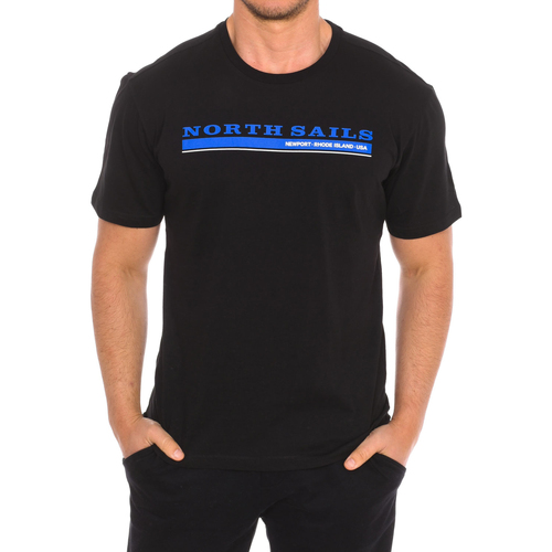 Textiel Heren T-shirts korte mouwen North Sails 9024040-999 Zwart