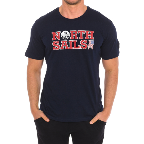 Textiel Heren T-shirts korte mouwen North Sails 9024110-800 Marine
