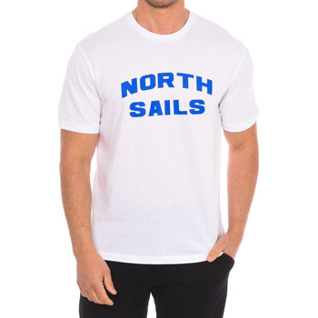 Textiel Heren T-shirts korte mouwen North Sails 9024180-101 Wit